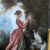 Tableau d'après Fragonard