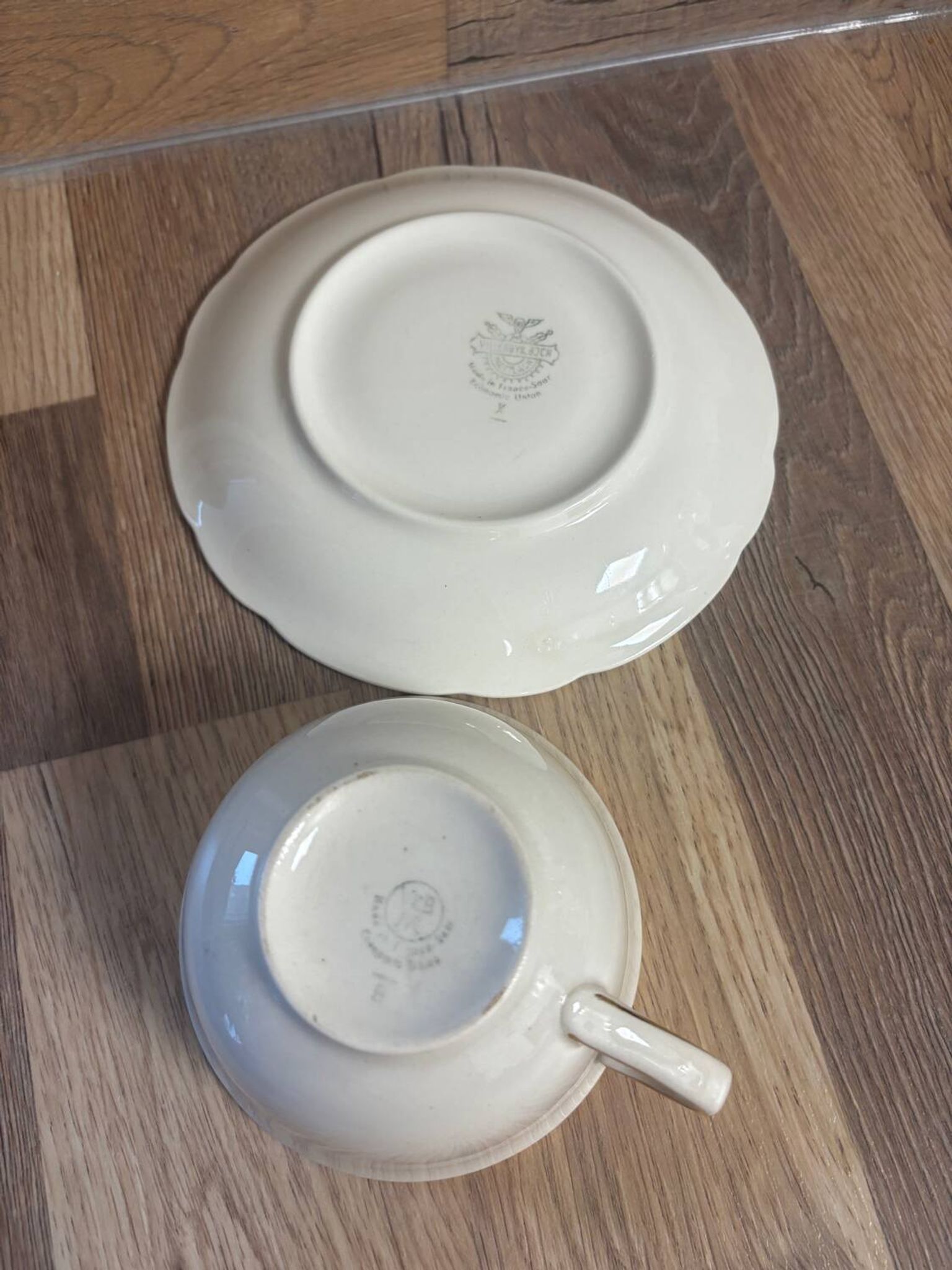Ensemble théière et sa tasse Villeroy et Boch Rhône