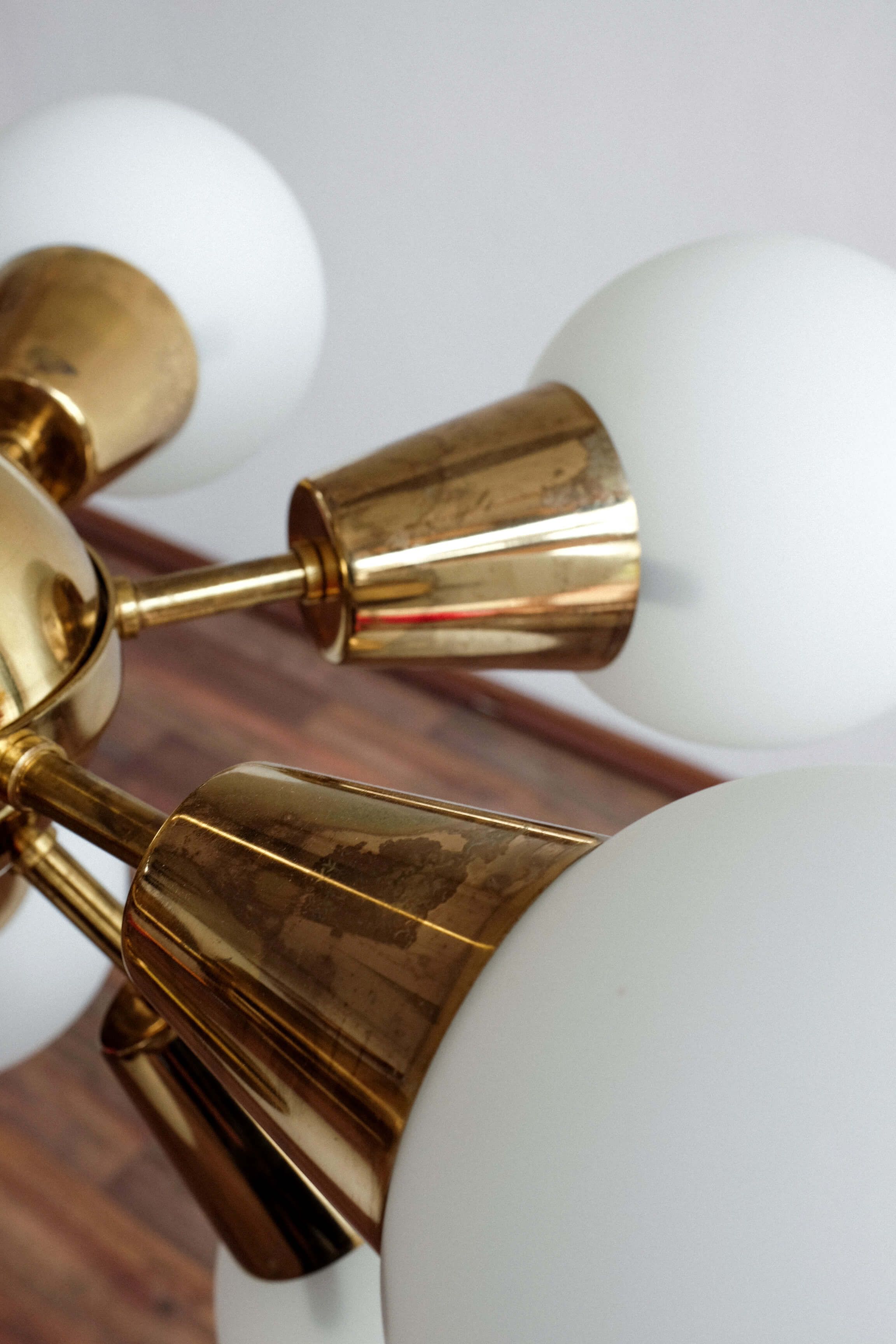 Vintage Czechoslovak Chandelier Sputnik by Kamenicky Senov, 1960s