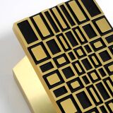 1960s Space Age abstract design door handle