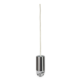 Raak Amsterdam - B 1015 - 'bullet' pendant lamp - aluminium - crystal - 60s