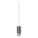 Raak Amsterdam - B 1015 - suspended lamp 'bullet' - aluminium - crystal - 1960s