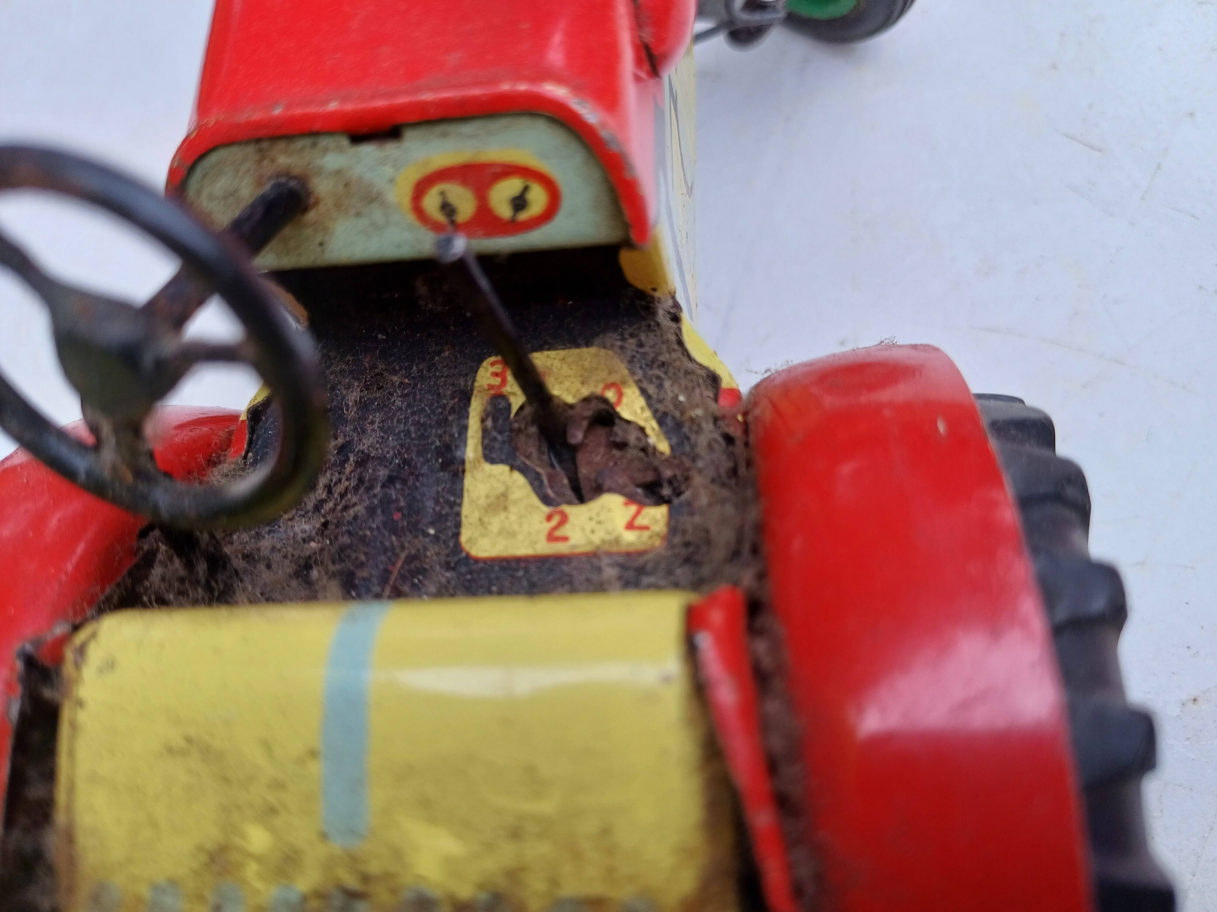 Friction metal tractor and trailer