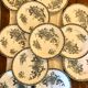 Saint Amandinoise ironstone plate set