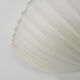 Pair of Mathias wall lamps in gilded metal and white shell-style glass
