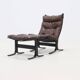 Siesta Lounge Chair and Ottoman by Ingmar Relling for Westnofa Norway 1960s