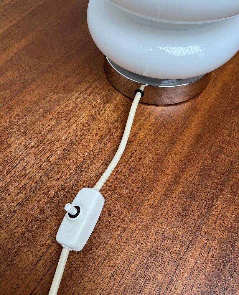 Space age glass table lamp from the mid-century by Carlo Nason for JBS, 1960s.