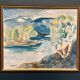 Original Swedish Oil on Canvas – “River” by Liljedahl – Signed – Dated 1986