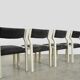 🟡 PASTOE plastic dining table chairs, Pierre Mennen, 70s Netherlands
