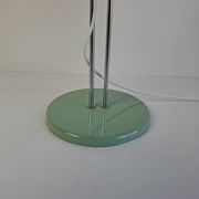 Josef Hůrka for Lidokov Midcentury Modern Table Lamp in Green Metal