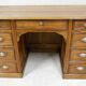 Coffered walnut desk