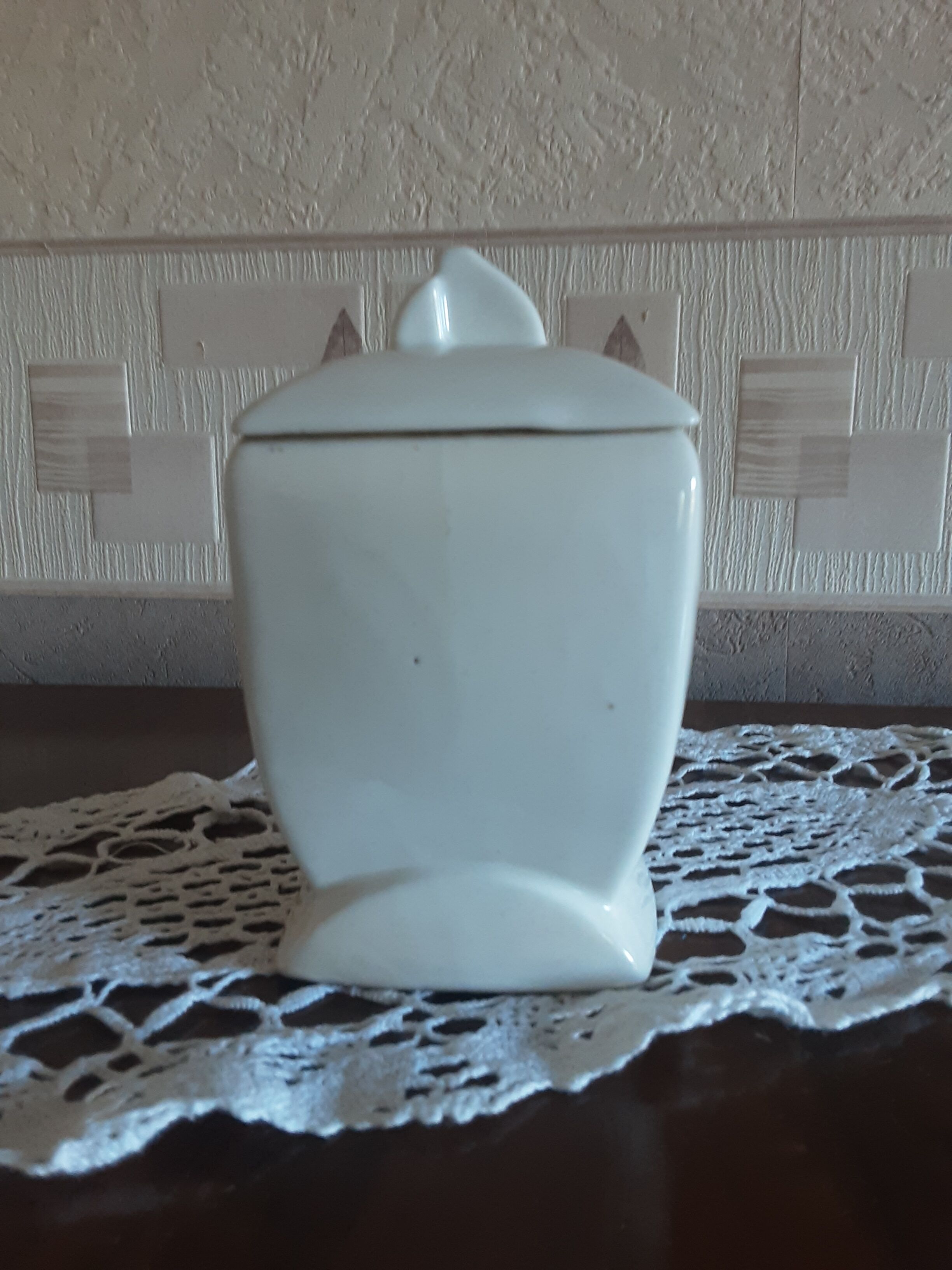 Ancient porcelain tea pot