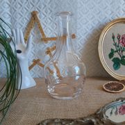 Carafe cristal d'arques épis taillé vintage