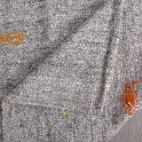 Neutral Vintage Turkish Vintage Kilim Rug skuc256