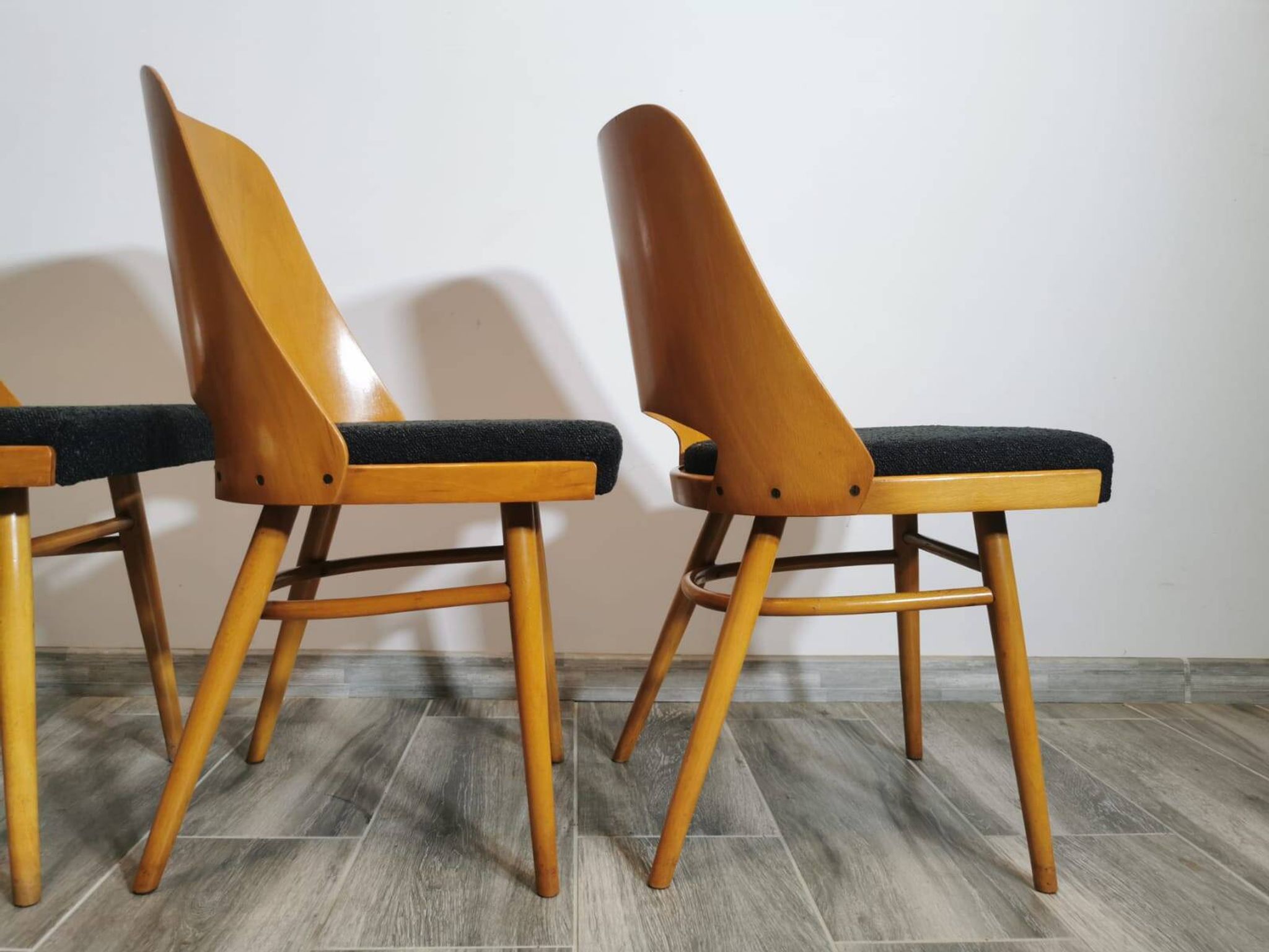 Chaises de Salle à Manger par Radomir Hoffman pour Ton, 1950s, Set de 4