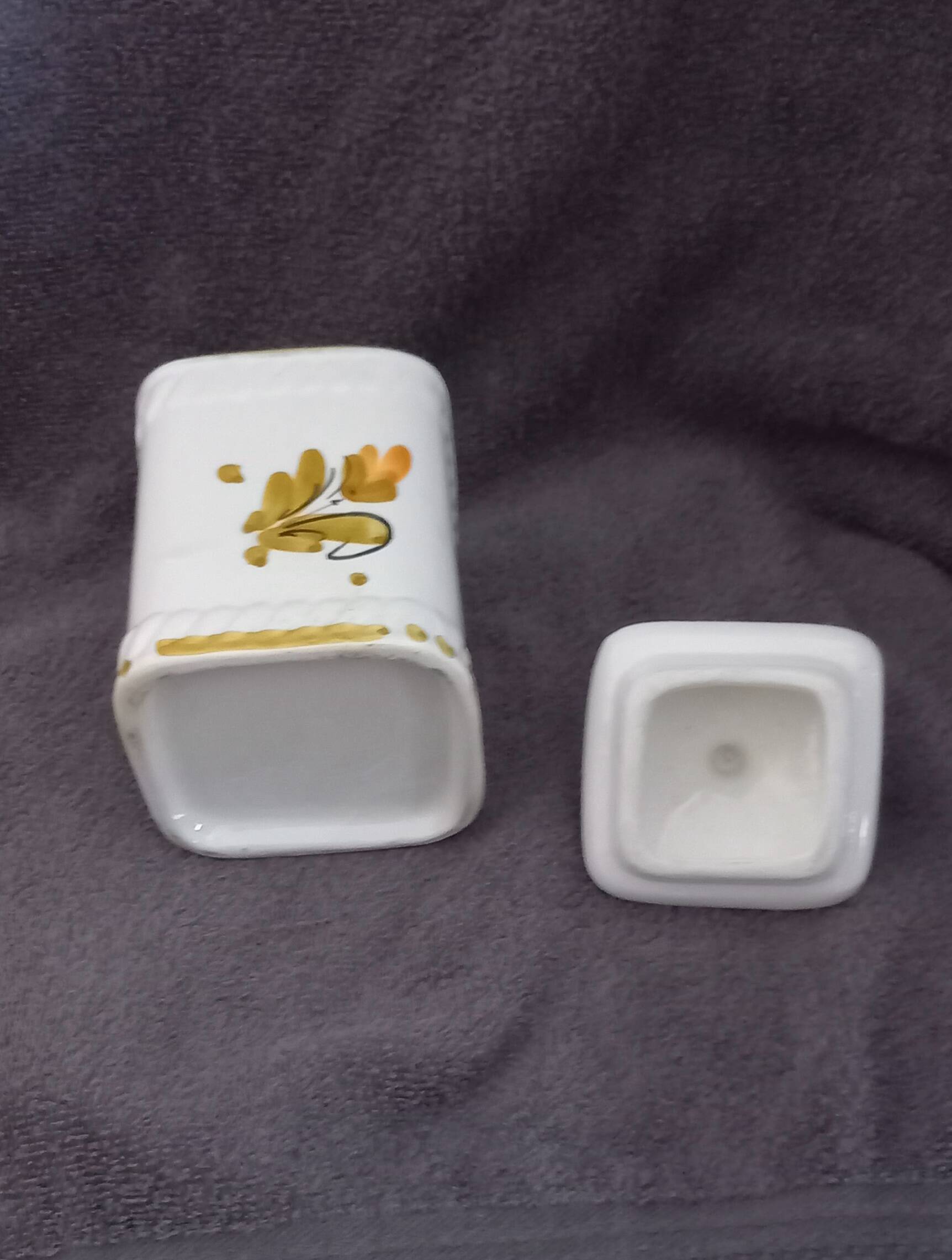 vintage ceramic sugar bowl
