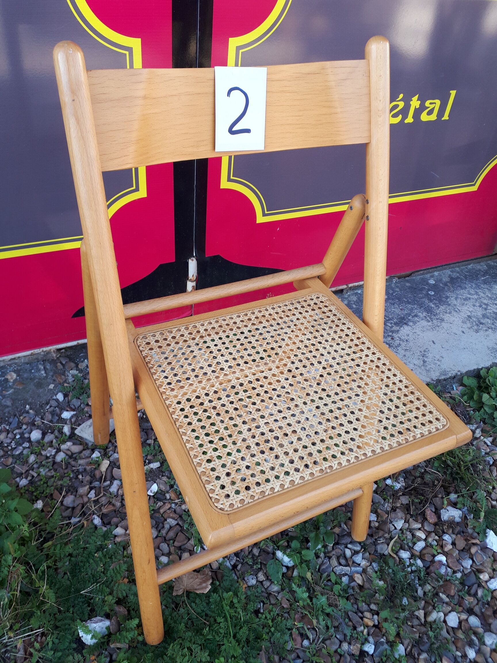 FOLDING CHAIRS CANNEES X 4