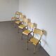 Old stacking school chairs 1950s