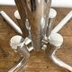 Vintage tubular chrome coat rack, 1970s