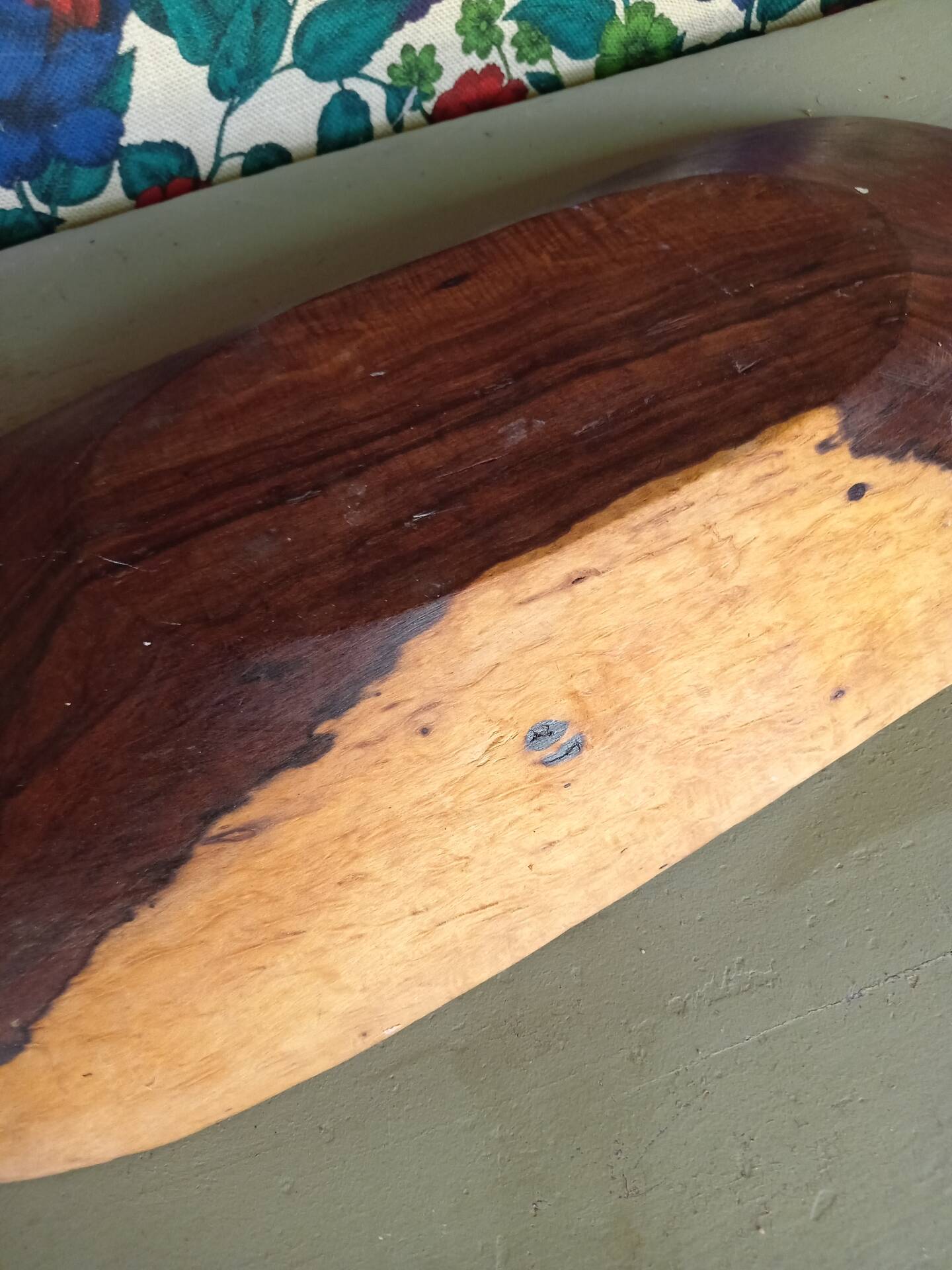 Exotic wood plate