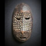 Ndaaka or Bali initiation mask | painted carved wood | h: 25 cm | Democratic Republic of the Congo