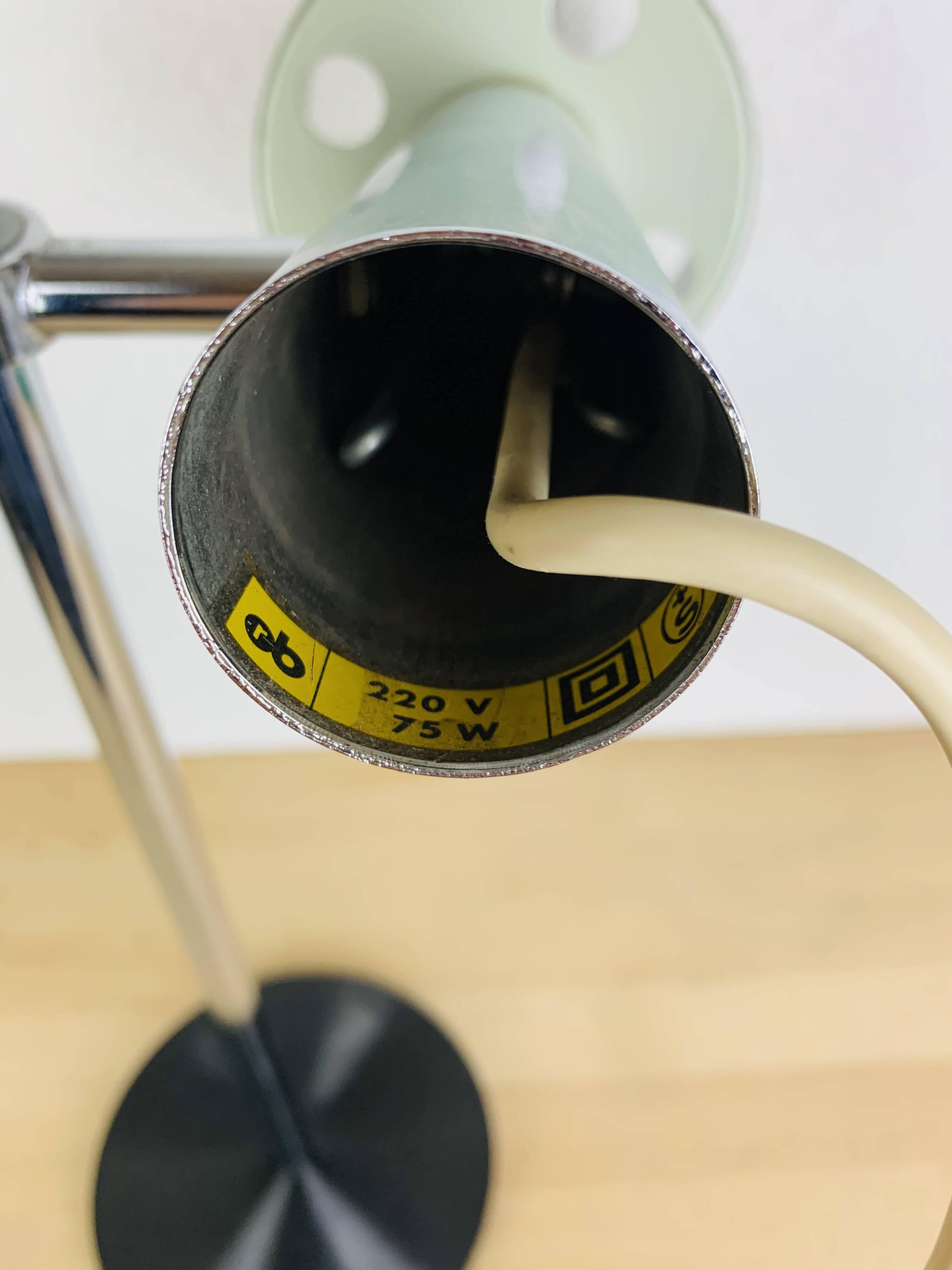 Lampe de bureau spot années 60 design Suisse