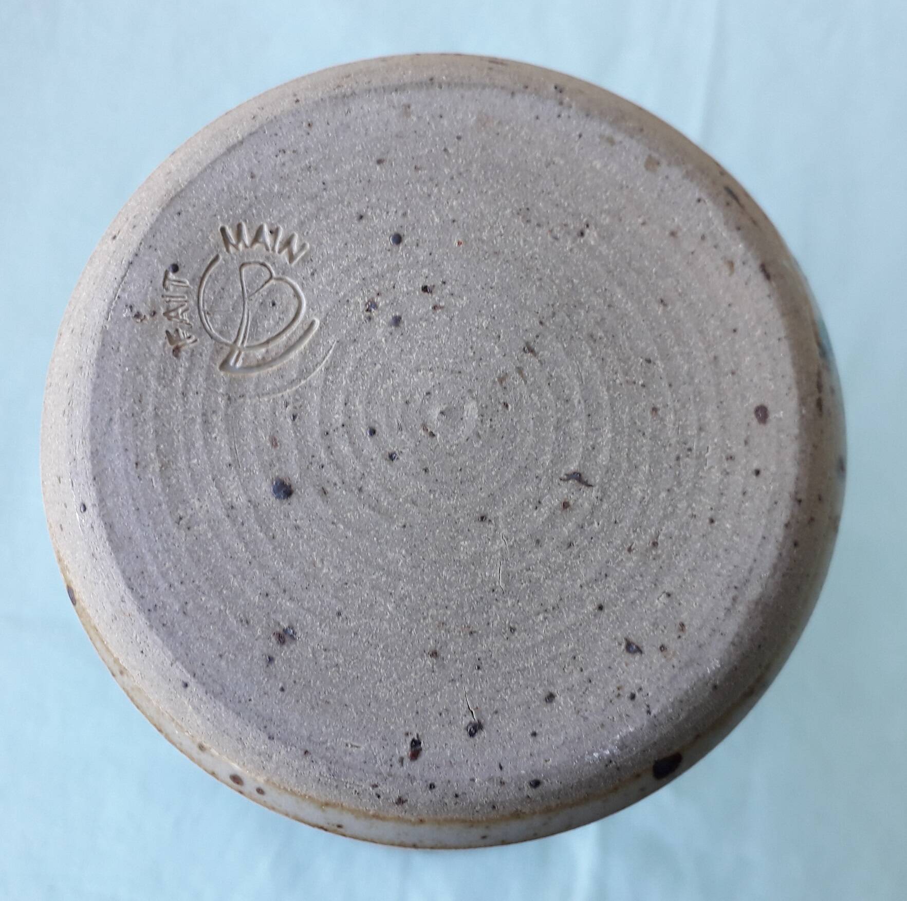 Pyrite stone candlestick