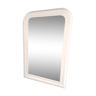 Miroir Louis Philippe blanc cassé 95 x 62 cm