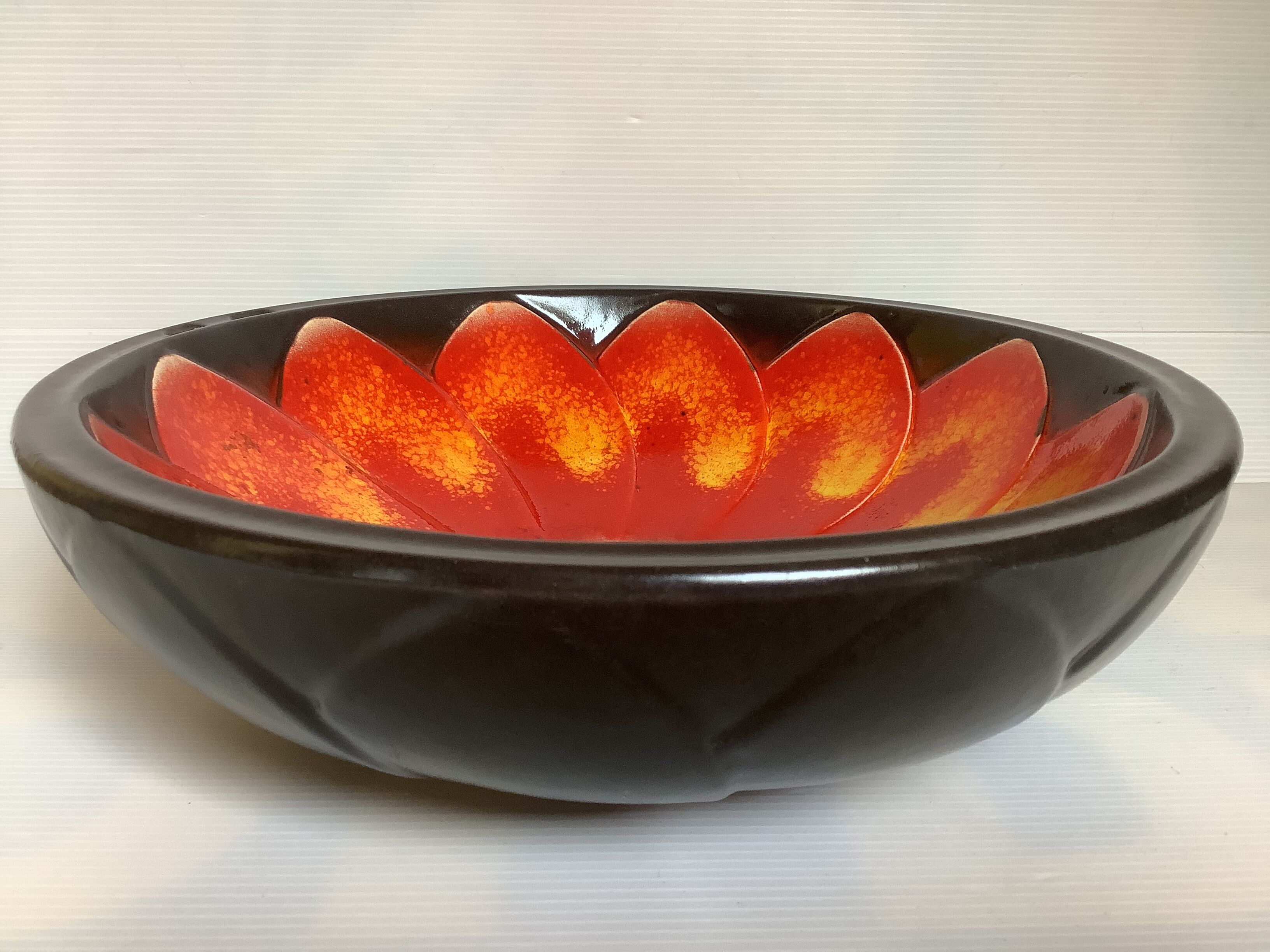 Ceramic cut dish bay keramik W Germany