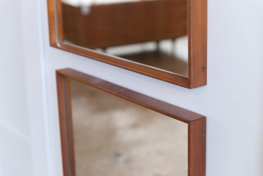 Triptych of modernist mirrors - 125x47cm