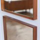 Triptych of modernist mirrors - 125x47cm