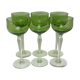 Set of 6 a glasses cristal Val Saint Lambert