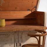 Ancienne commode de bureau blanche (vers 1920)