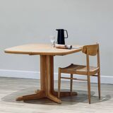 Danish Double Extending Oak Dining Table by Skovby, 1960s