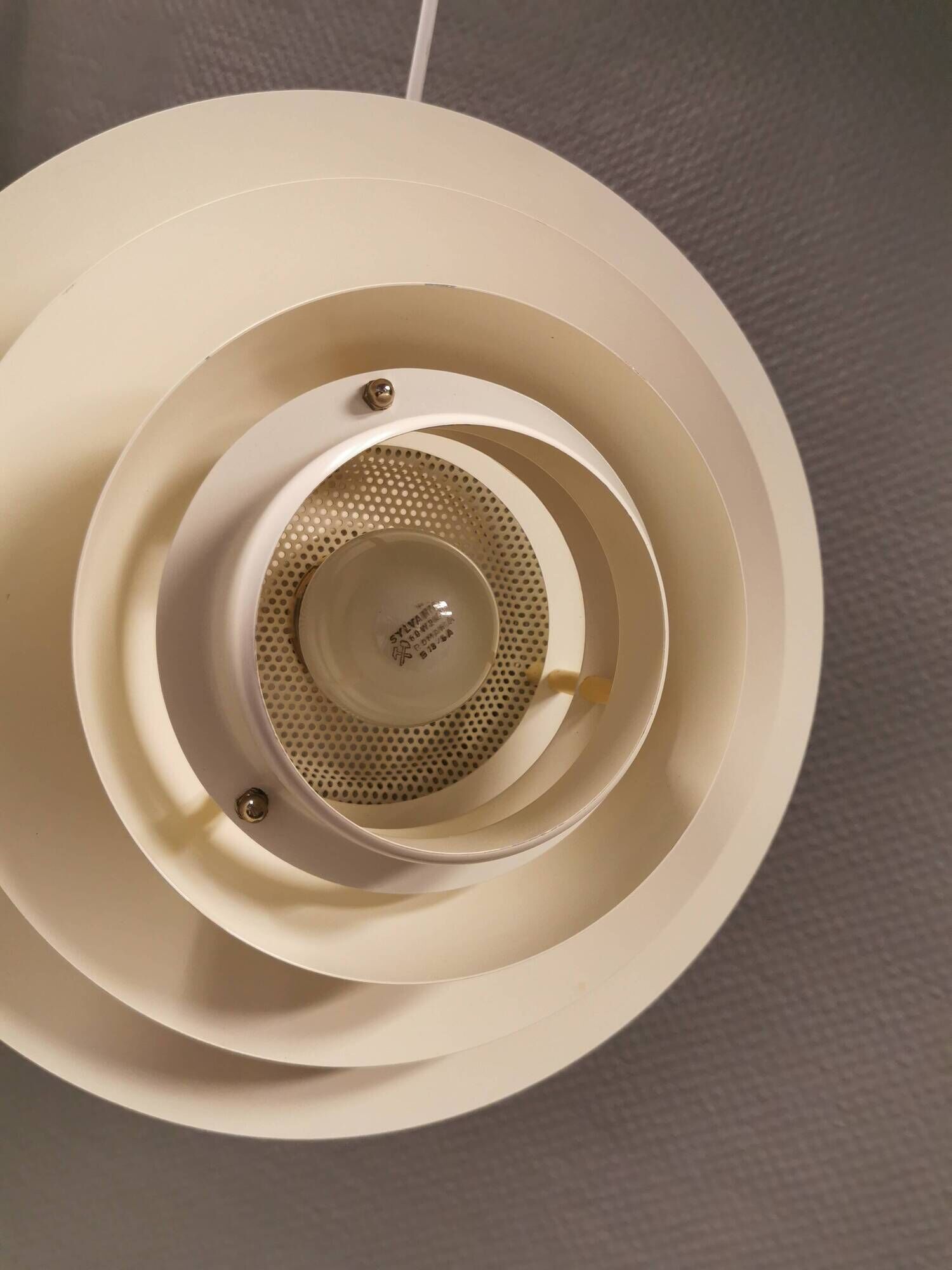 Danish designed hanging lamp, produced by JEKA (closed in the 1990s) model Verona.