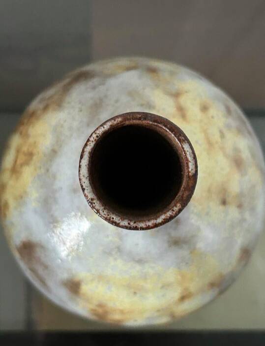 Alexandre Kostanda - Ball Vase - Stoneware - 18.5 cm - Vallauris