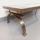 Vintage ceramic coffee table by Jean Gregorieff for Roche Bobois