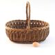 Rattan basket weaving