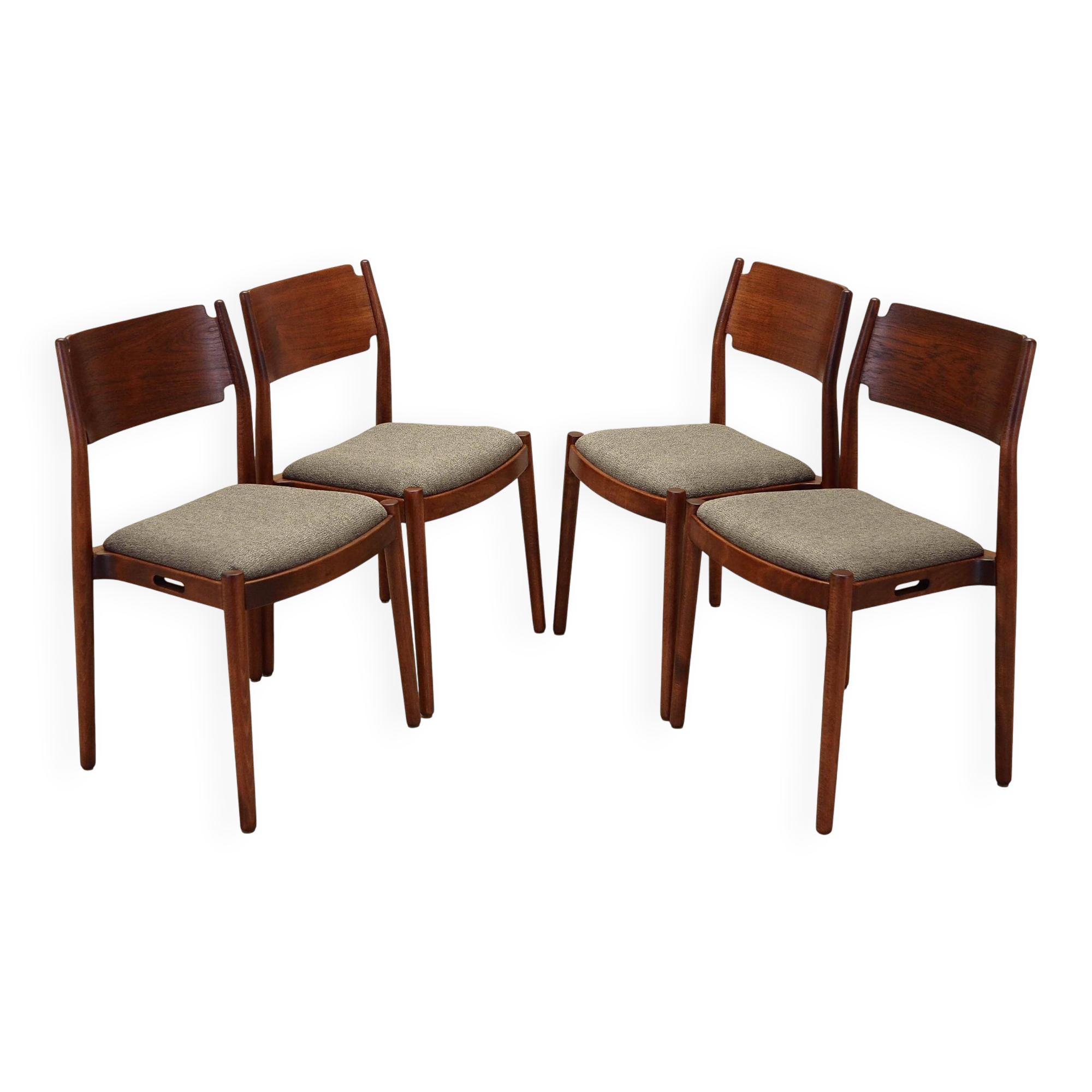 Set of four chairs, Danish design, 1970s, production: Denmark