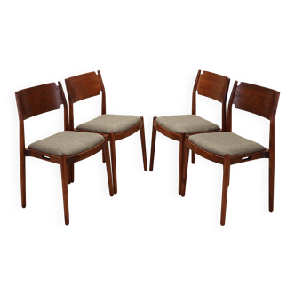 Set of four chairs, Danish design, 1970s, production: Denmark