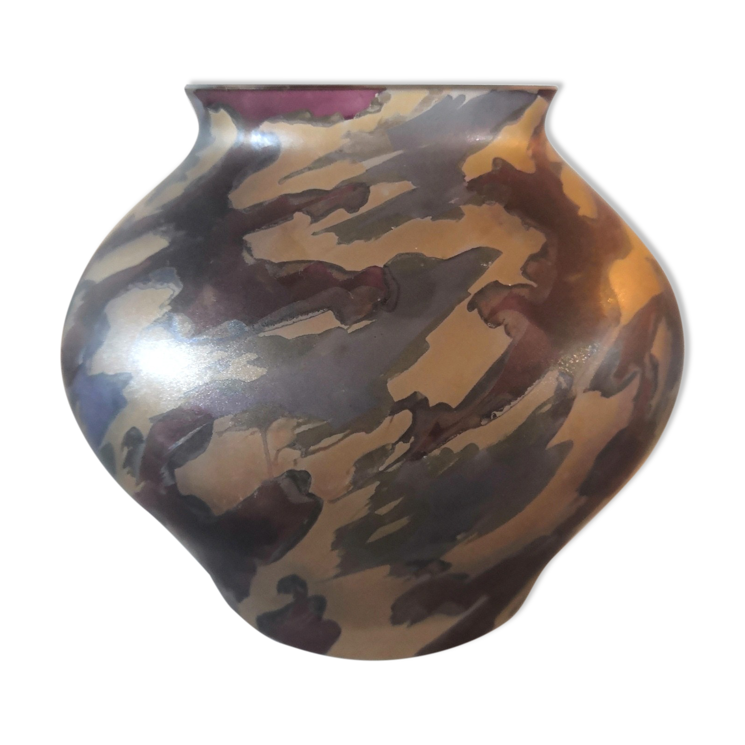 Glass vase design Bohemia Glass 60s - 70s