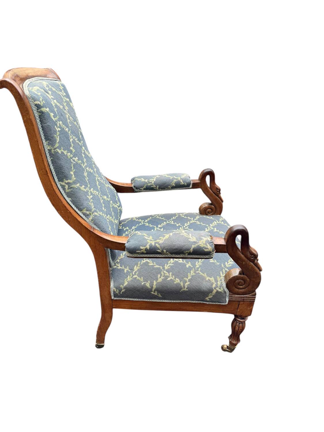 Fauteuil Voltaire "col de cygne" – XIXe siècle