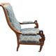 Fauteuil Voltaire "col de cygne" – XIXe siècle