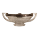 Oval cup with Art Deco handles "Noémie" - Cristal Val St Lambert Belgium