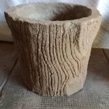 Trunk-shaped flower pots