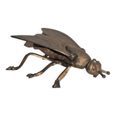 Cendrier abeille en laiton vintage