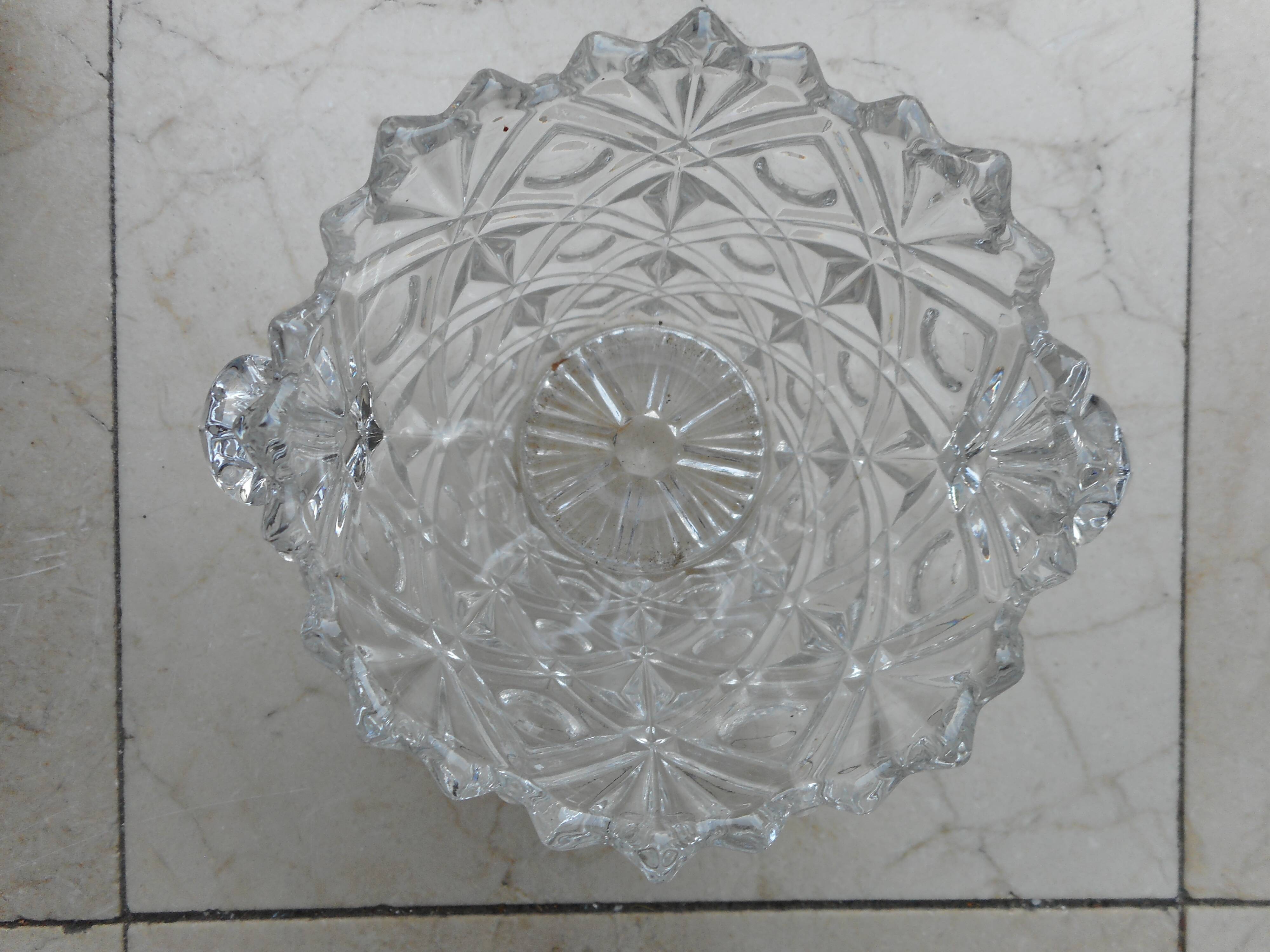 Cut glass ice bucket