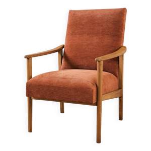 Fauteuil vintage velours