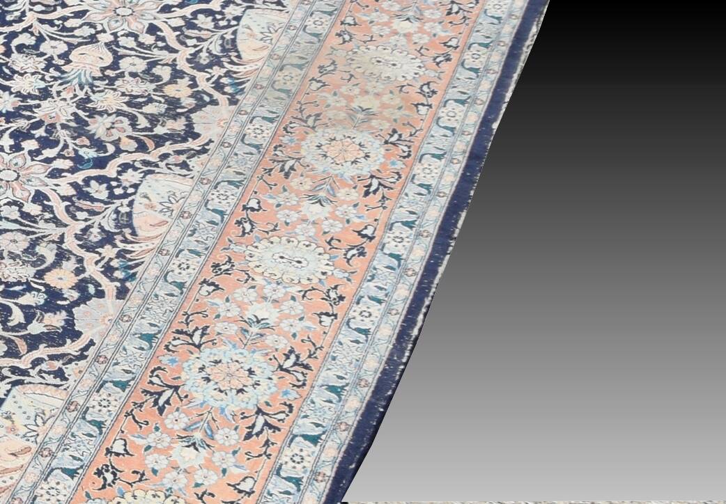 Handmade wool Penjab oriental rug: 315 x 245 cm