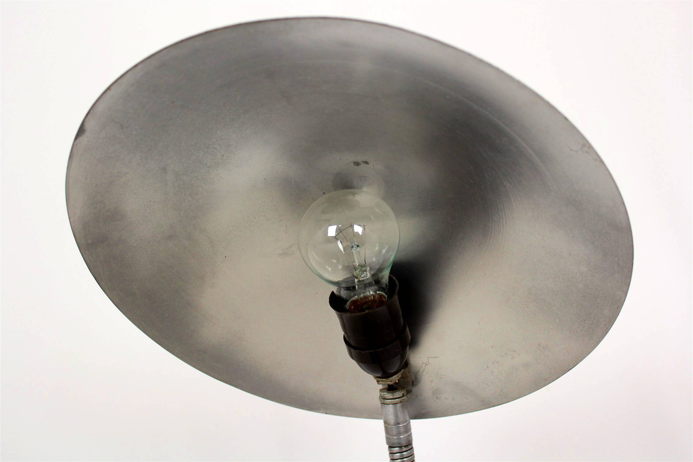 Large Industrial Table Lamp, 1940s